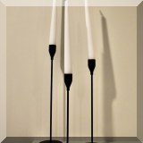 D07. Iron candlesticks. 